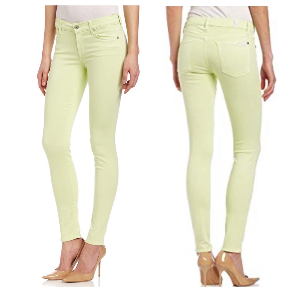 7 For all Mankind Skinny Illusion Jeans 28 NWT